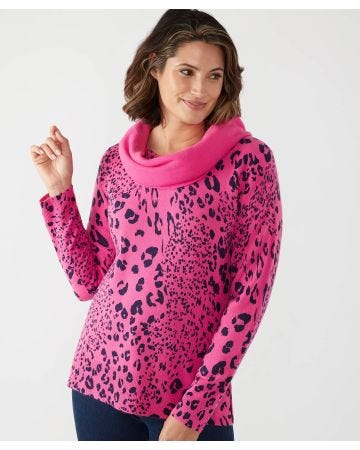 First Avenue Cashmilion Tunic with Snood