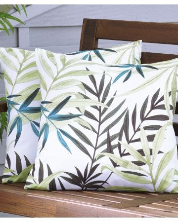 Pack of 2 Outdoor Showerproof Cushion Covers