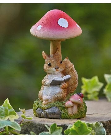 Light Up Solar Powered Squirrel Garden Ornament