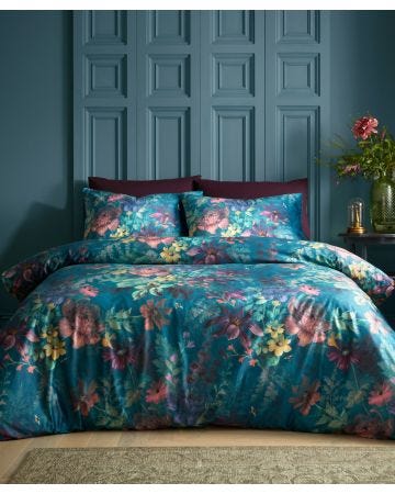 Bridgerton Romantic Floral Duvet Set