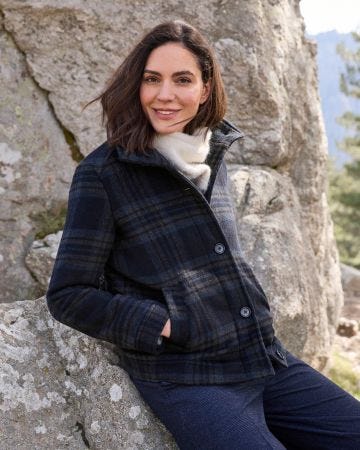 Thermolactyl Wool Blend Coat 