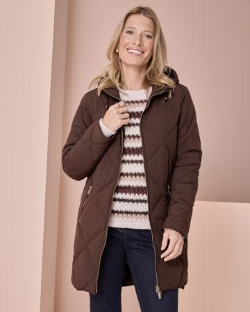 Quilted Hooded Parka 