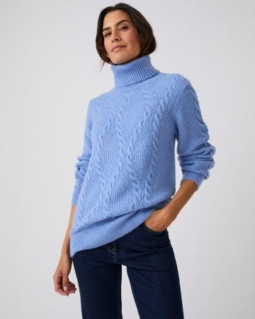 Thermolactyl Cable Roll Neck Jumper