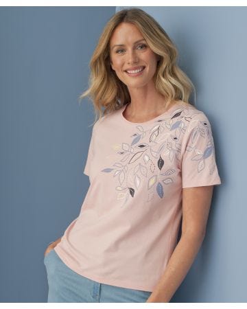 Placement Print T-shirt 