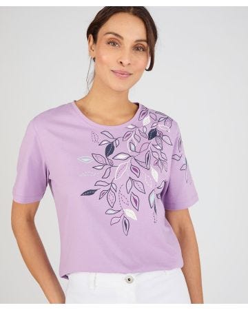 Placement Print T-shirt 