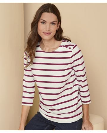 Stripe Breton Style Top 
