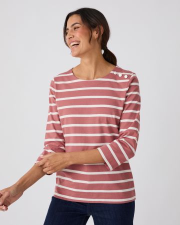 Stripe Breton Style Top 