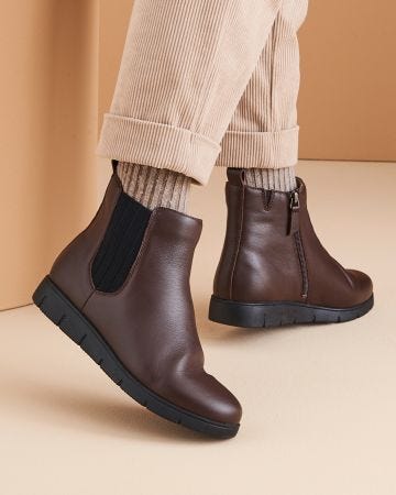 Amortyl Animal Print Detail Boots 