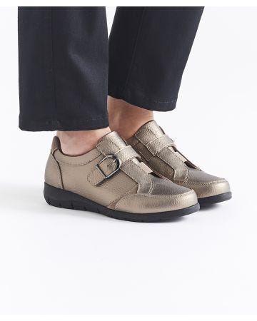 Amortyl Touch Fasten Derby Shoes 