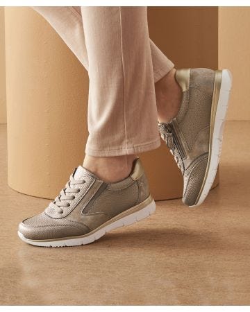 Amortyl Zip and Lace Up Trainers 