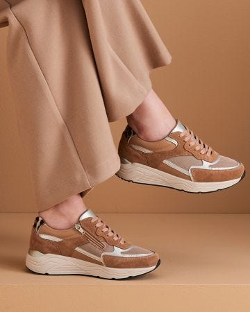 Amortyl Animal Print Running Trainers