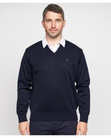 Gabicci Plain Knit V-neck