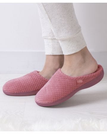 Totes Isotoner Ladies Popcorn Mule Slippers