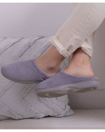 Totes Isotoner Ladies Popcorn Mule Slippers