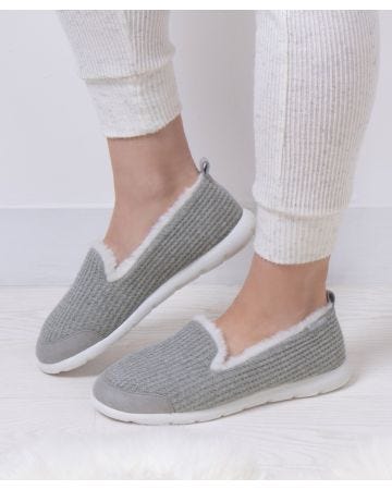 Totes Isotoner Ladies Iso-Flex Waffle Slipper
