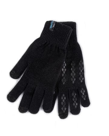 Totes Mens Stretch Knitted SmarTouch Gloves