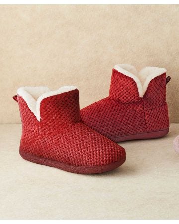 Thermolactyl Faux Fur Lined Slipper Boots 