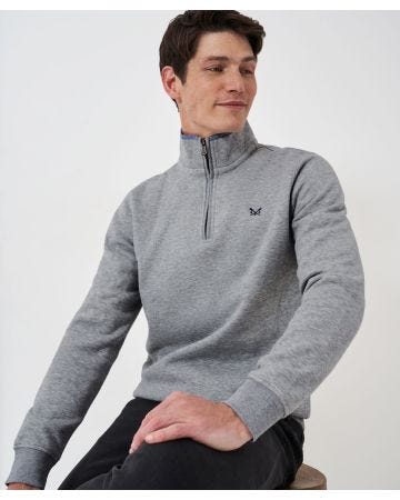 Crew Clothing - Classic Half Zip Sweatshirt
