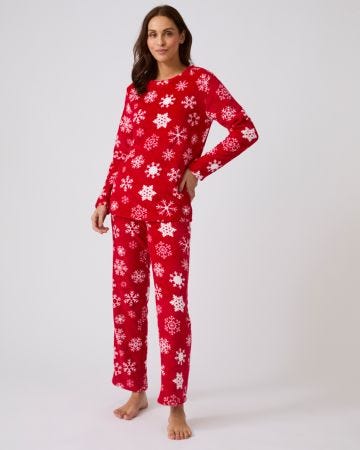 Snowflake Fleece Pyjamas