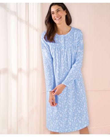 Printed Fleece Nightdress 