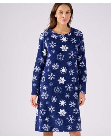Snowflake Fleece Nightdress