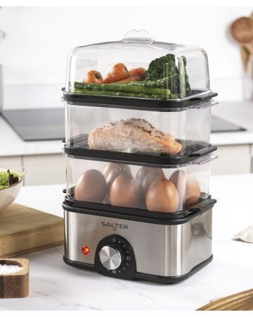 Salter Compact 3-tier Steamer