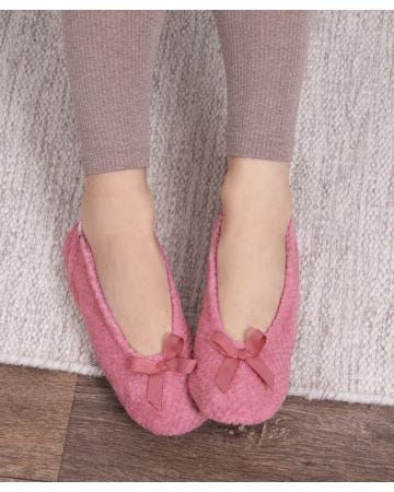 Totes Isotoner® Ladies Popcorn Ballet Slippers