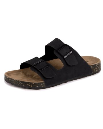 Totes - Mens Double Buckle Slider