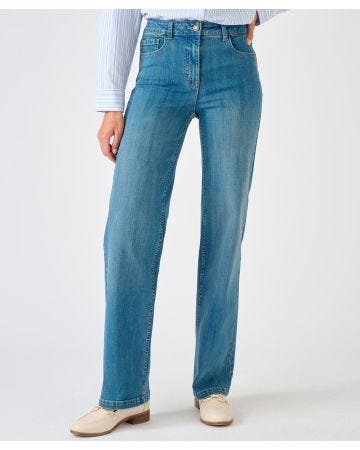 Perfect Fit Wide-leg Jeans