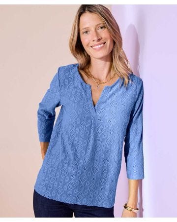 Detailed Tunic Top