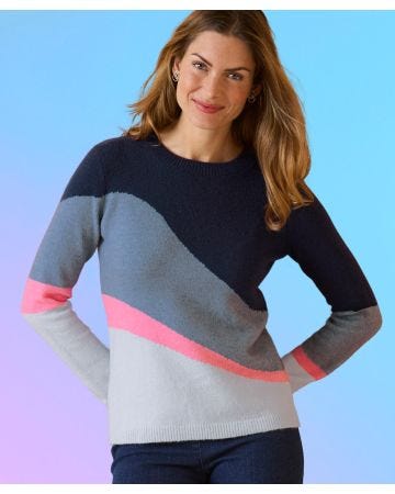 Graphic Wool Blend Jumper