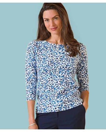 Cotton Rich Printed Jumper 