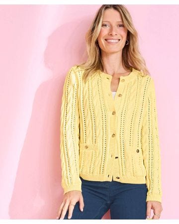 Pointelle Cardigan
