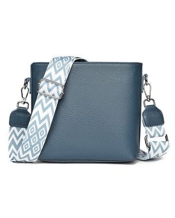 Envy - Leather Shoulder Bag Patterned Strap