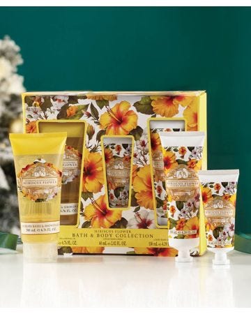 Hibiscus bath & body collection