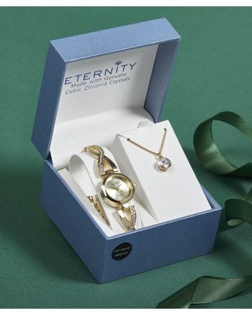 Eternity Watch & Necklace Set