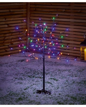 Tree with 100 Mixed LEDs