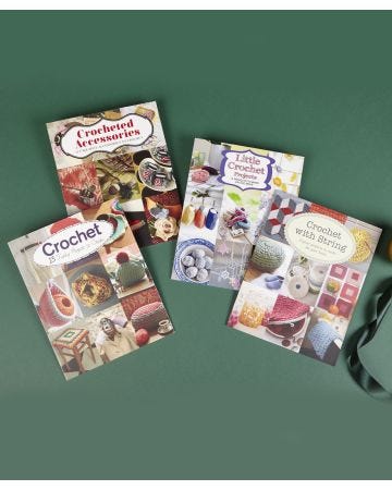 Set of 4 Crochet Craft Books 