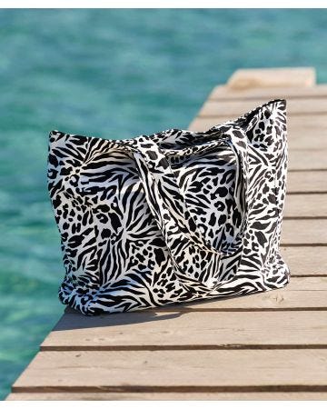 Animal Print Beach Bag