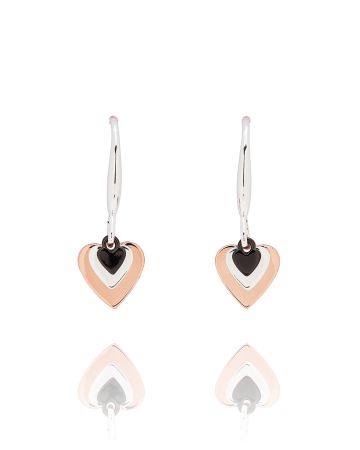 Three Hearts Earrings