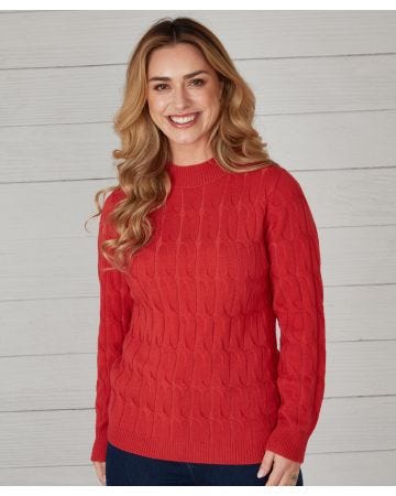 First Avenue Cable Knit Jumper 
