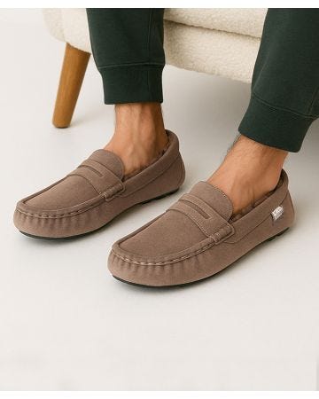 Totes Isotoner® Mens Suede Moccasin