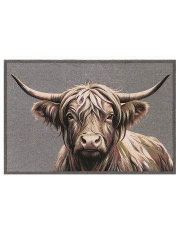 Highland Cow Entrance Mat
