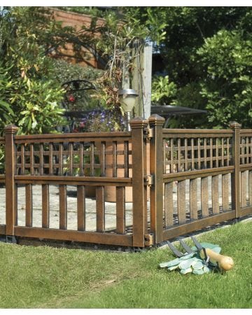 Pack of 4 Decorative Fence Panels