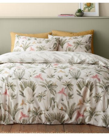 Catherine Lansfield Paradiso Palm Duvet Set