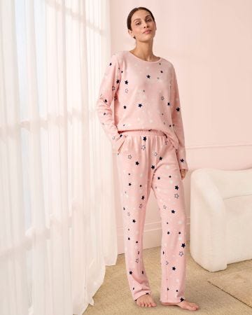 Thermolactyl Fleece Star Print Pyjamas
