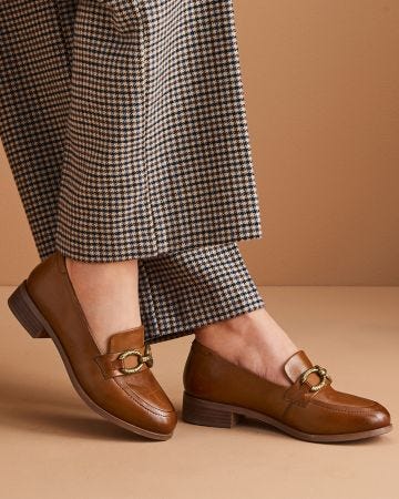 Buckle Detail Loafers 