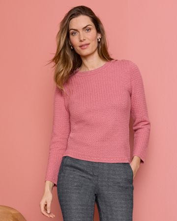 Textured Stitch Jumper