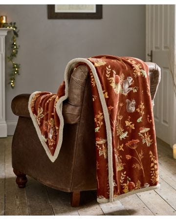 Autumnal Woodland Throw