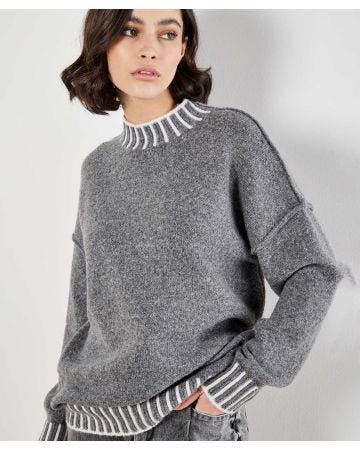 Apricot Knitted Jumper